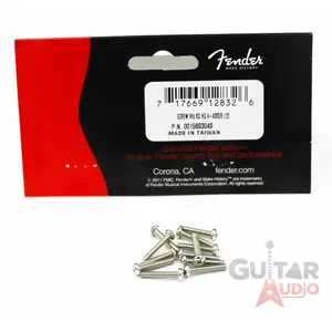 (12 Pack) Genuine Fender Vintage Stratocaster Intonation Screws - 001-5693-049
