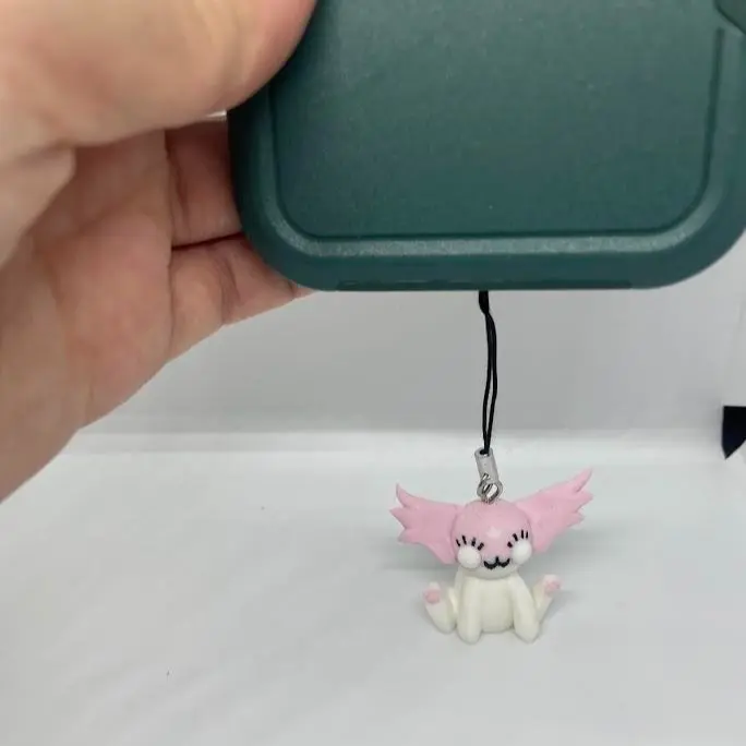 Mewgenics Marshmallow Keychain Phone Charm