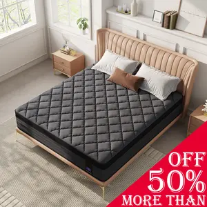 10/12/14Twin/Full/Queen/King Memory Foam Spring Medium Firm, Soft & Comfortable Hybrid bed Mattress,Lumbar Support, Ergonomic, Breathable, Pressure Relief, Motion Isolation Mattress in a Box queen size mattresses