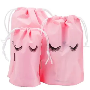Reginary 5-Piece Eyelash Makeup Bag Set, Mini Eva Storage Bags for Travel, Jewelry & Cosmetics, & Clear, 4x6 Inches