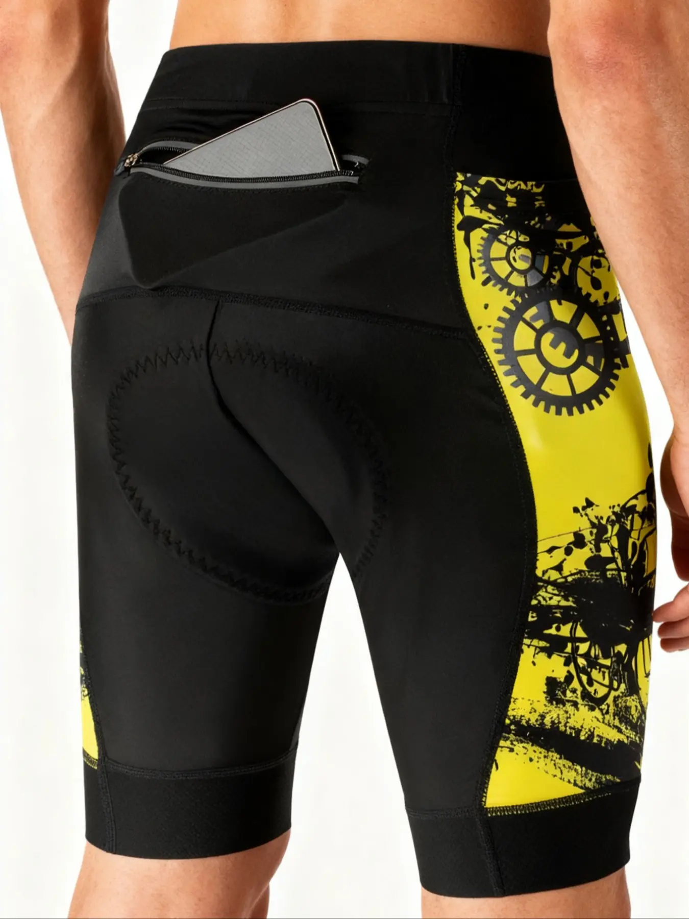 Men's 3D Stereo Cycling Shorts, Training Cycling Shorts, Breathable Road Bike Shorts with Pockets, Elastic Bicycle Shorts for Comfort and Performance, Athletic Shorts, Breathable Bottoms, Cycling Sports Wear, Riding Shorts