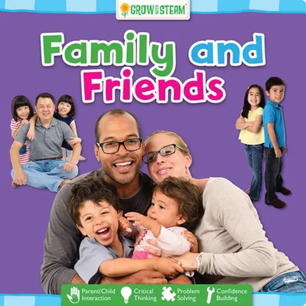 USED Book - Family and Friends by Grow with Steam (Board book) - english