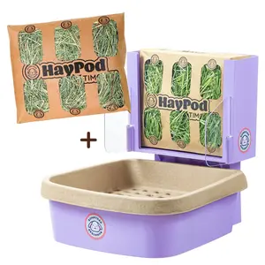 BunnyDad BunnyLet Litter Box/Feeder + Hay Bundle (Starter Kit)
