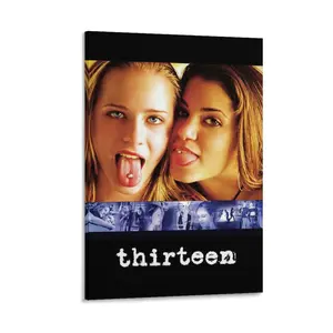 Thirteen 1 Cinematic Art Canvas Print for Interior Decoration, Ideal As Wall  in Living Spaces Or Bedrooms for Room Enhancement. Poster Canvas Wall Art For Bedroom Decor Bar Office Room Decor Gift