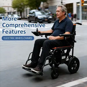 ️ 500W Dual Motors | 15 Mile Range | 12Ah Battery ️ Foldable Electric Wheelchair for Adults  Folds for Travel · Foldable Armrests · Easy Transfer  All-Terrain Tires | 250 lbs Capacity