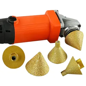 38mm/50mm Diamond Beveling Chamfer Bit, Countersink Drill Bit Shower Porcelain Tile Hole Cutter for Angle Grinders and Existing Holes Enlarging Trimming,a specialized cutting tool