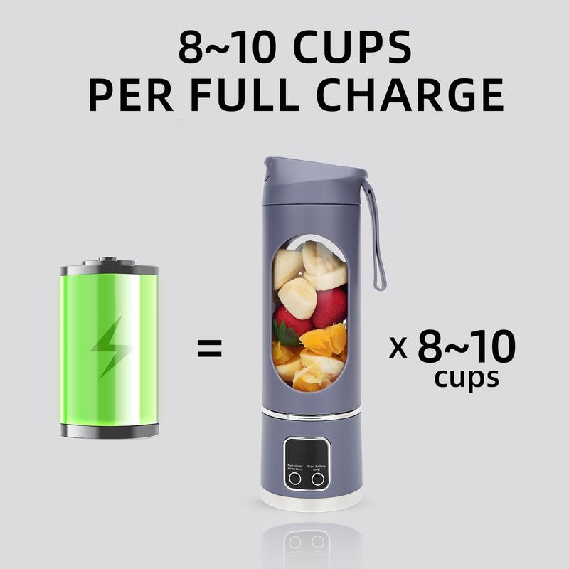 Mini Juicer Blender-2-in-1 lce Crusher & SmoothieMaker,Perfect for Liquid Diets, Fresh Juice, Shakes,Elite Cuisine , Electric Citrus Juice,Christmas gift digital multimode juicer blender