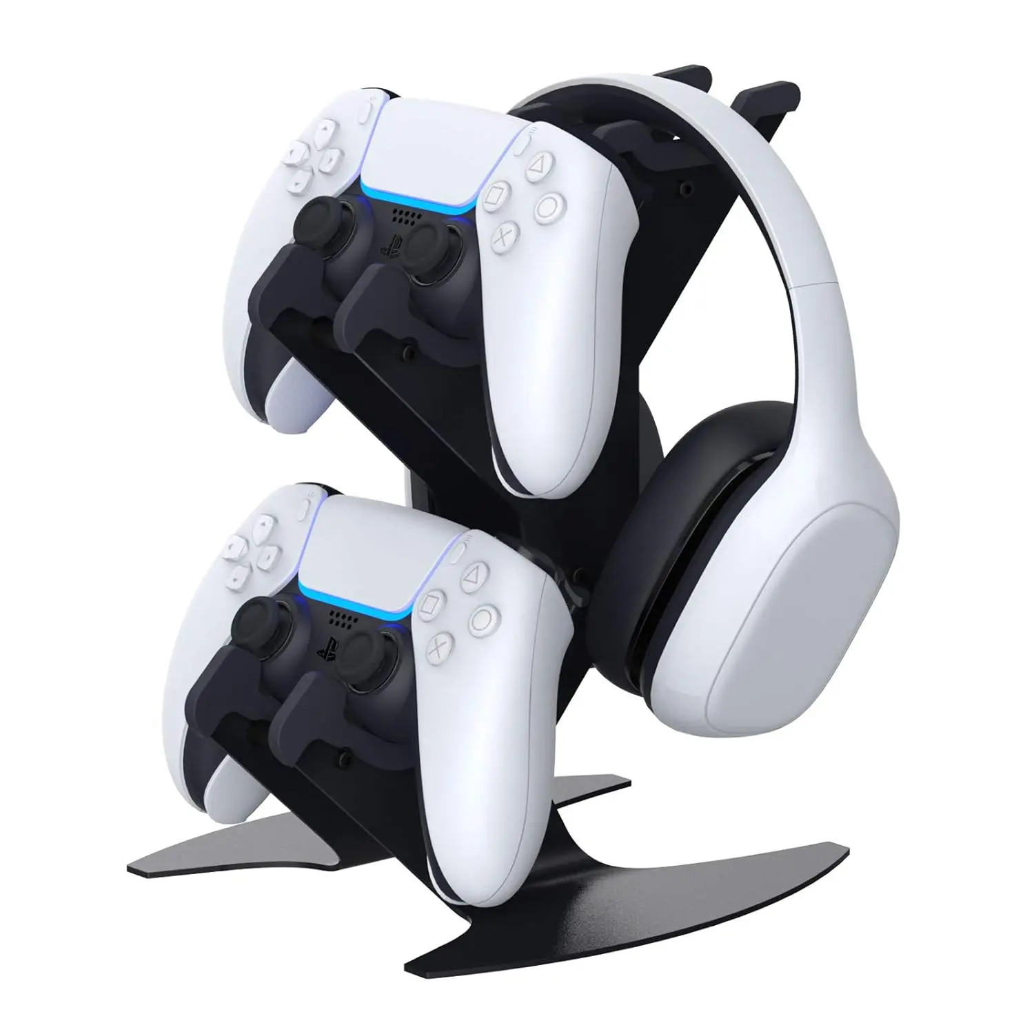 Controller Holder, Gaming Headset Stand Mount for PS5 / PS4 /  Series X S/ One/ /Headset  Metal Holder Universal Gamepad Gaming Controller Accessories