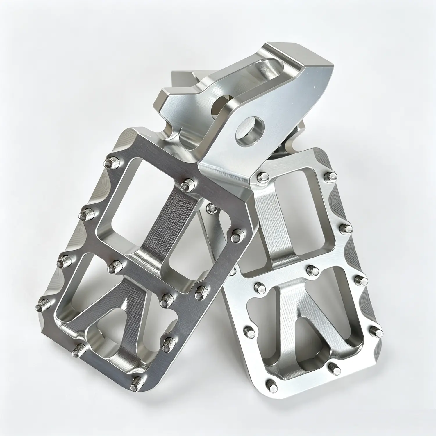 Updated CNC Aluminum Alloy Colored Footrests for Surron Ultra Bee - Dirt Bike Motorbike Modified Pedals Motorcycle Accessories, Non-slip Ebike Rest Footpegs Racing Replacement, Racing Replacement