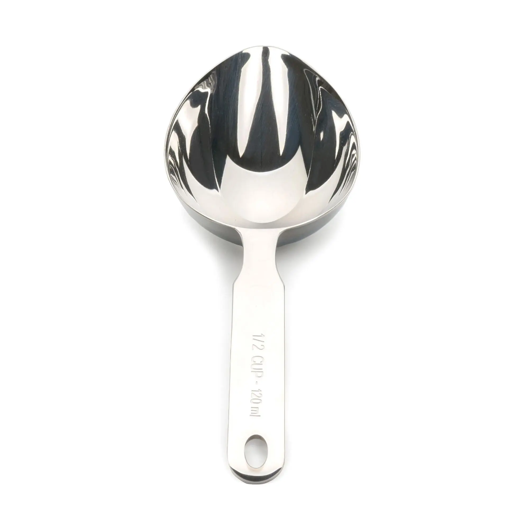 RSVP 1/2-Cup Oval Measuring Scoop
