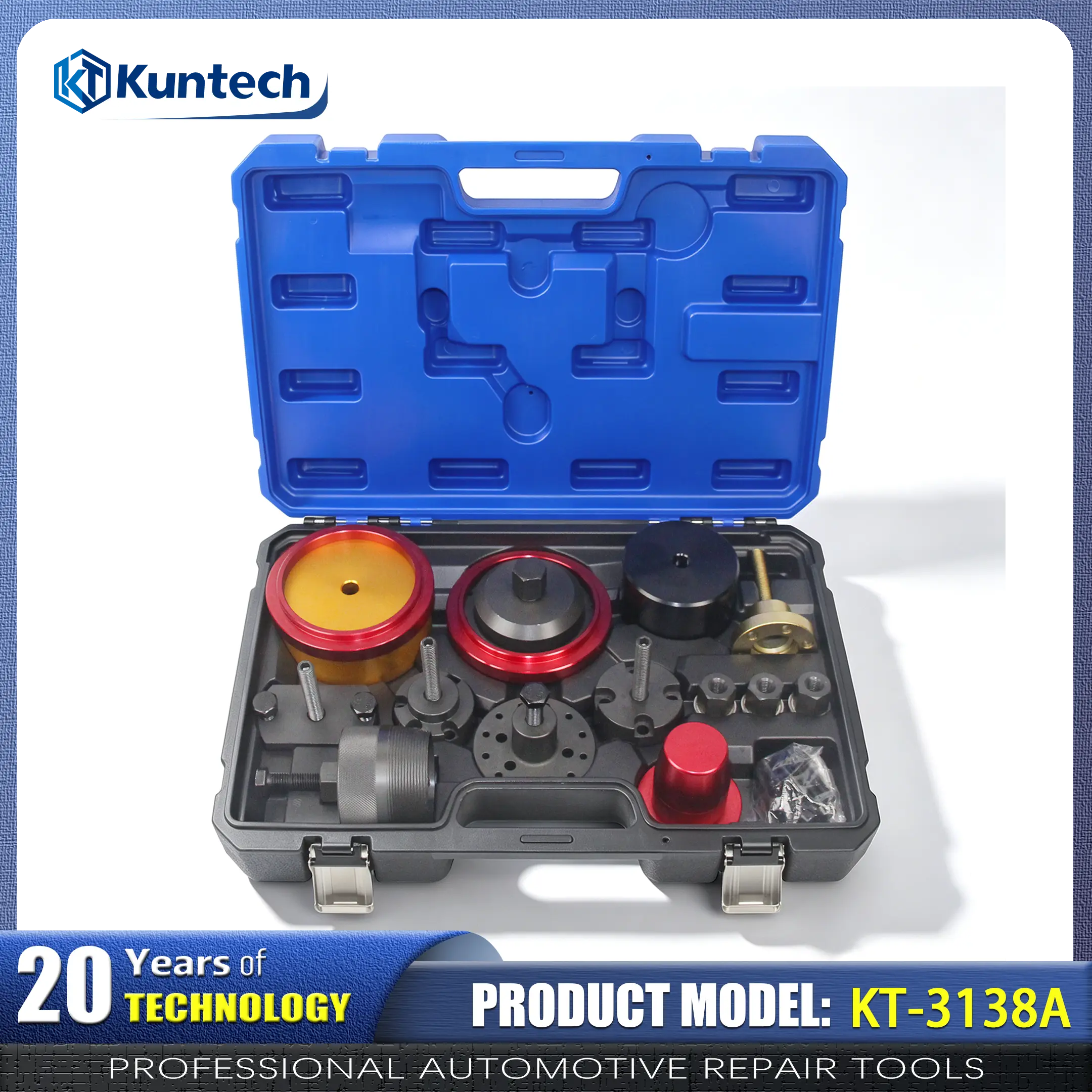 Universal BMW Models Crankshaft Main Oil Seal Install-Removal Tool Kit, Front & Rear Seal Replacement Heavy-Duty Precision Tools, Professional Auto Engine Repair Set with Hard Storage Case & Manufacturer Warranty