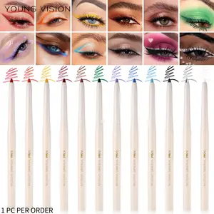Long-Lasting Smudgeproof Eyeliner Gel Pen, Rotatable Eye Liner Pencil, Matte Finish, Perfect for Precise Application, Fine Tip Eyeliner, Eyeliner Makeup