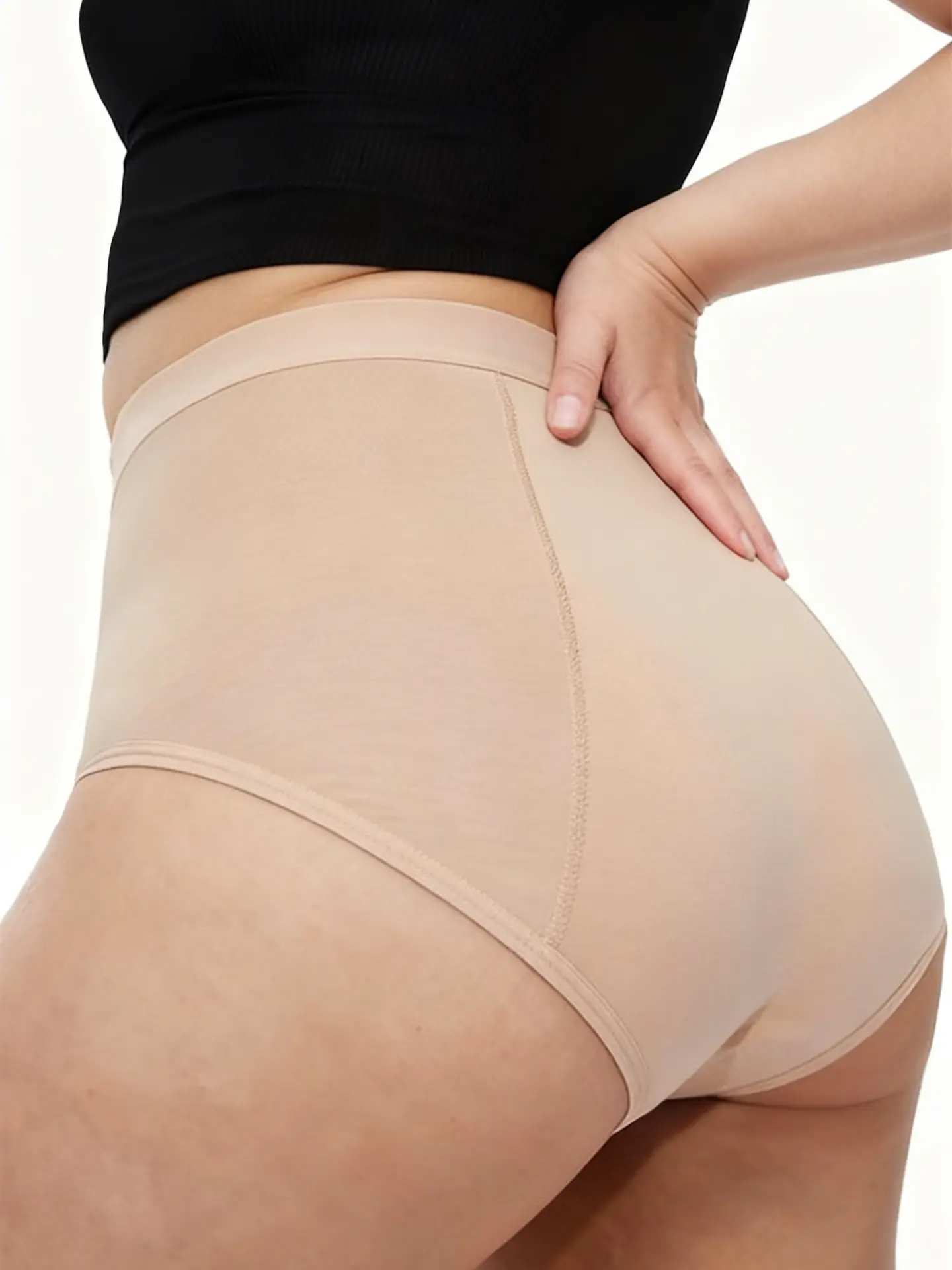 Women's Washable Reusable Absorbent Period Underwear, 2-Pack, 100ml High Absorbency (Equivalent to 8 Tampons), Leak-Proof Panties for Heavy Menstrual Flow, Postpartum Bleeding & Incontinence, Lady, Waterproof, Period Pants, Menopause, Bladder Control, Two