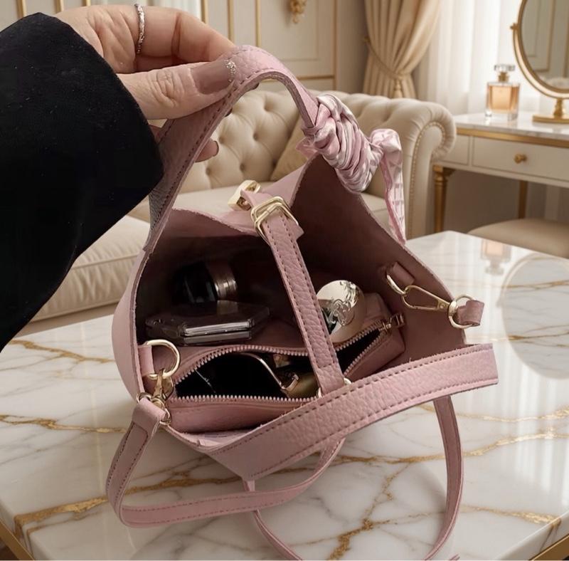 New Vegetable Basket Women's Bucket Bag Commuter Handbag Crossbody