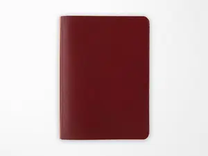 PLOTTER Limited Edition LISCIO Red Leather 6 Ring Leather Binder with Accessories - Mini