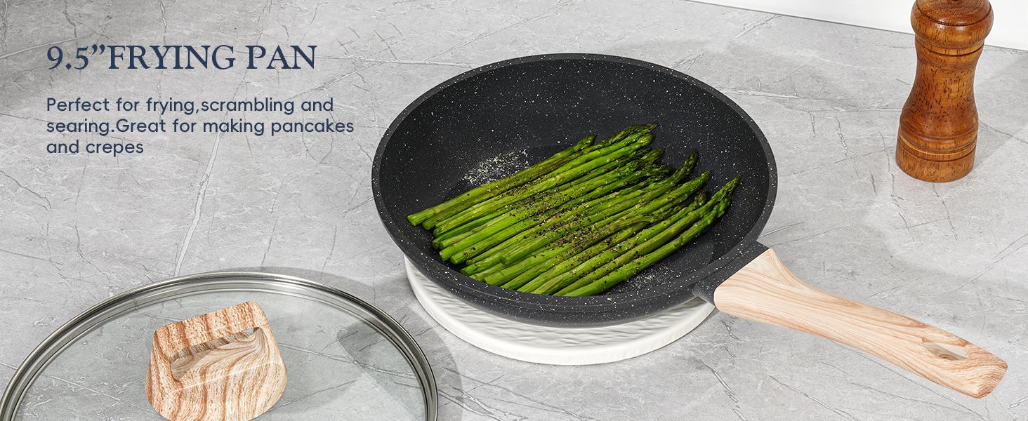 SODAY 12 Pcs Pots and Pans Set Non Stick, Kitchen Cookware Sets White Granite Nonstick Cooking Set with Frying Pans, Saucepans,Nonstick Pots with Glass Lid (NO PFOS, PFOA),Kitchenware,stock up on specials, DealsForYouDays,Father's Day Gift SODAY 12 Pcs Pots and Pans Set Non Stick, Kitchen Cookware Sets White Granite Nonstick Cooking Set with Frying Pans, Saucepans,Nonstick Pots with Glass Lid (NO PFOS, PFOA),Kitchenware,stock up on specials, DealsForYouDays,Father's Day Gift