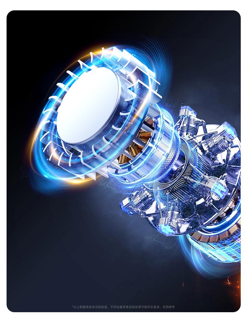 HOOYS Portable Leafless Fan, 5 Speed Mini Waist Fan, USB Rechargeable, Quiet Cooling for Travel, Outdoor & Commute, Phone Cooler