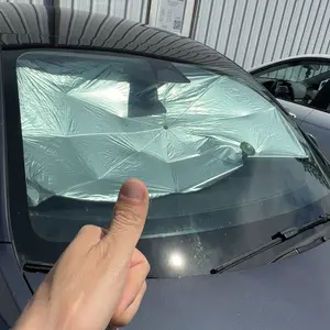 Portable car sunshade, windshield sunshade, foldable windshield sunshade, car exterior accessories, daily car windshield cooling umbrella