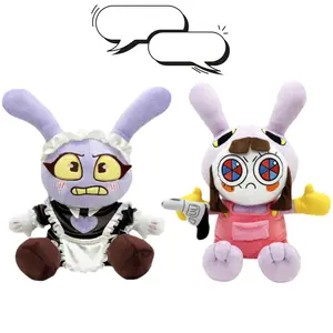 The Amazing Digital Circus Jax Pomni Plush Toys Cute Rabbit Stuffed Animal Soft Plushie Collectible Gift for Fans Kids Birthday Home Decor plushies