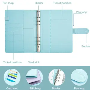 Days Money Saving Challenge Cash Savings Loose-leaf Notebook