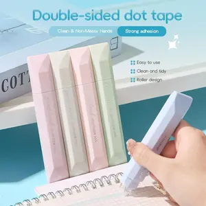 Scrapbooking Double Sided Tape Roller, 1-Pack Craft Adhesive Glue Runner, Multipurpose Journaling Supplies, Gift Wrapping, Photo Mounting, School Office & Crafts