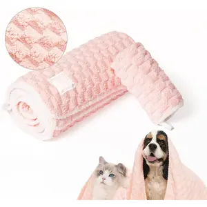 Microfiber Dog Towel Set for Drying Dogs – Absorbent, Quick-Dry, and Soft Towels for Bathing and Grooming Dogs and Cats, Including 2 Different Sized – Cloud Pet Towels (Pink) SUPER ABSORBENT DOG BATH TOWELS Super Absorbent Dog Bath Towels
