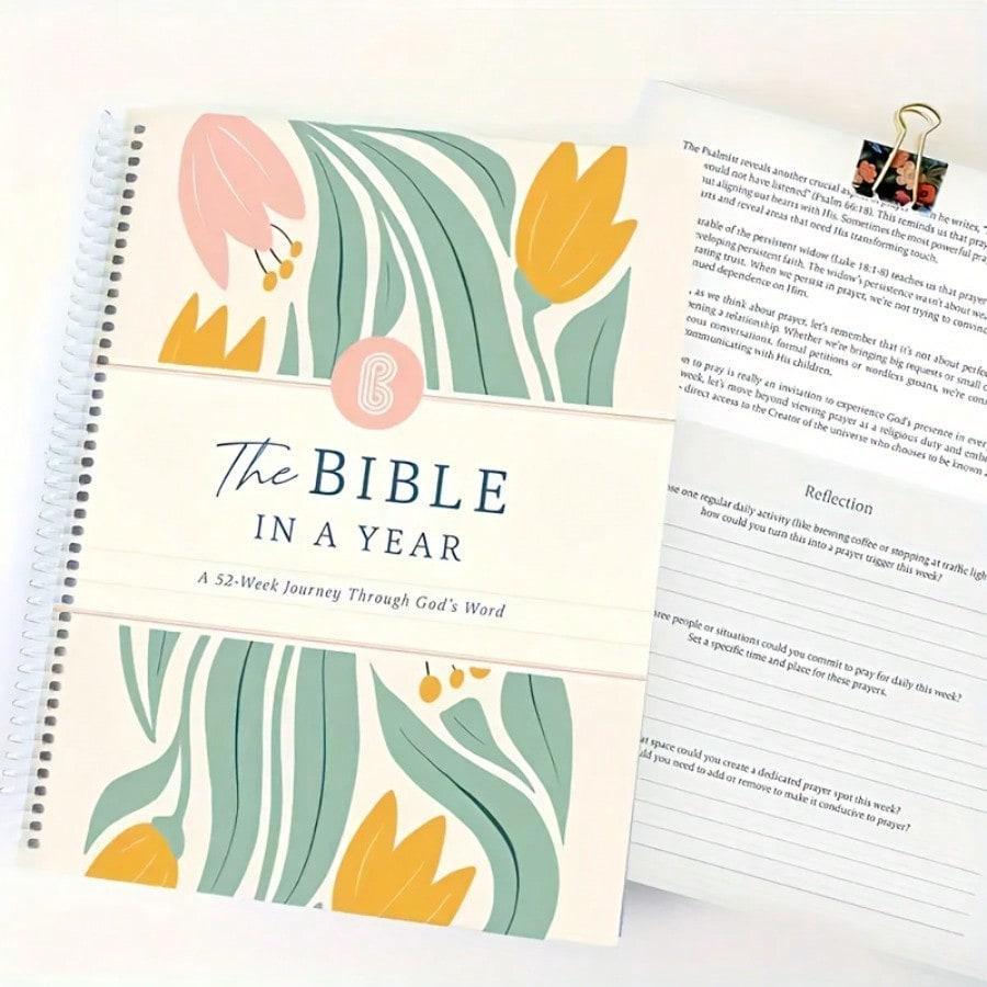 Women's 52-Week Bible Study Journal "The Bible In A Year"