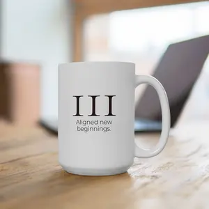Angel Number 111 Mug • New Beginnings • Manifestation Coffee Cup • Spiritual Gift • Raise Your Vibration Mug