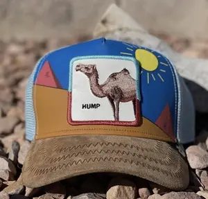 Goorin Bros (2023) “Hump” Trucker Hat Camel Patch Desert Scene Rare NWT
