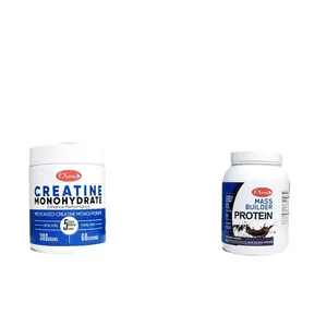 Exione Chocolate Mass Builder Protein & Creatine Monohydrate Powder for Enhanced Performance 300 Grams