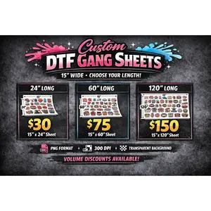 Custom DTF Gang Sheet