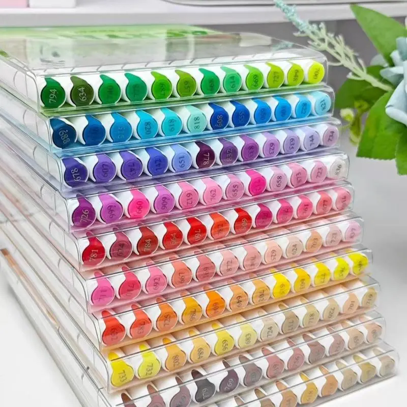 Guangna 8109 Double-Head Acrylic Markers for Art, Blendable and Opaque Color Markers for DIY Journals and Graffiti, Non-Transparent for Creative Painting