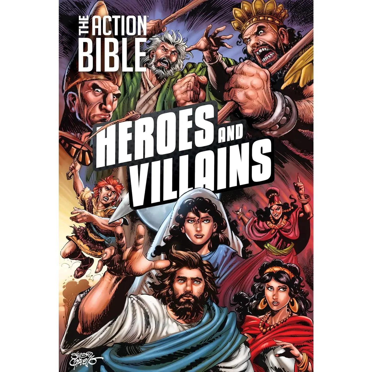 The Action Bible: Heroes and Villains by Sergio Cariello (Illustrator), The Action Bible (Author)  Format: Hardcover