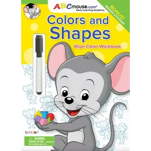 ABCmouse Colors and Shapes Wipe-Clean Workbook