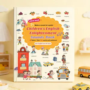 2026 Edition - An English pronunciation book suitable for children! Over 500 standard pronunciation words on 18 different themes! A multilingual learning tool, an educational toy and gift option for children.