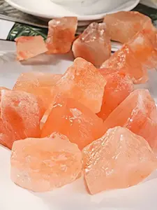 40g/120g/240g Natural Himalayan Orange Salt Raw Stone, Natural Orange Salt Irregular Quartz, Orange Salt stone home decor, gift, Unique Crystals