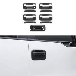 For 2009-2014 Ford F150 Raptor Car Door Handle & Tailgade Handle Shell Trim Cover