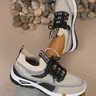 Women's Breathable Slip-On Sneakers, Lightweight Comfortable Running Shoes, Fitness Running Shoes, Athletic Running Trainers, Soft Sole Anti-Slip Shock Absorption, Casual Summer Training Shoes