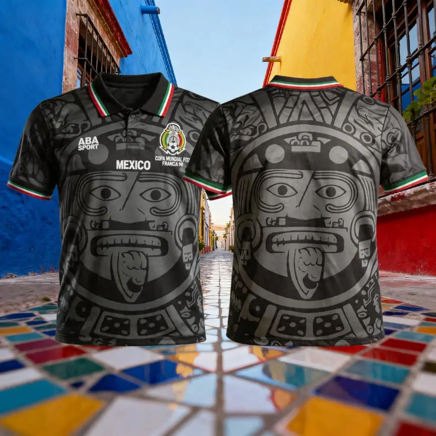 Mexico 1998 Retro Home Green Away Black Short-Sleeved Long-Sleeved Football Shirt
