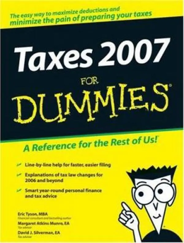 USED Book - Taxes 2007 For Dummies (TAXES FOR DUMMIES) by Eric Tyson (Paperback) - english