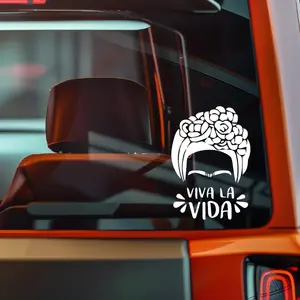 Viva La Vida Mexican Quotes 5" inch Vinyl Decals – UV Resistant & Waterproof for Cars, Laptops and More