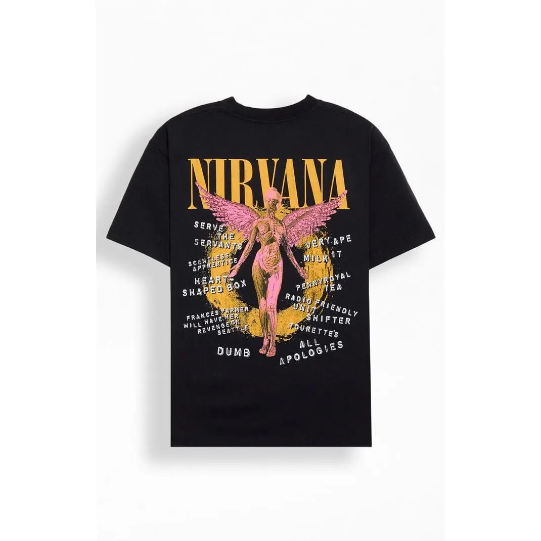 PacSun Men's Nirvana In Utero T-Shirt - Multicolor PacSun Men's Nirvana In Utero T-Shirt - Multicolor