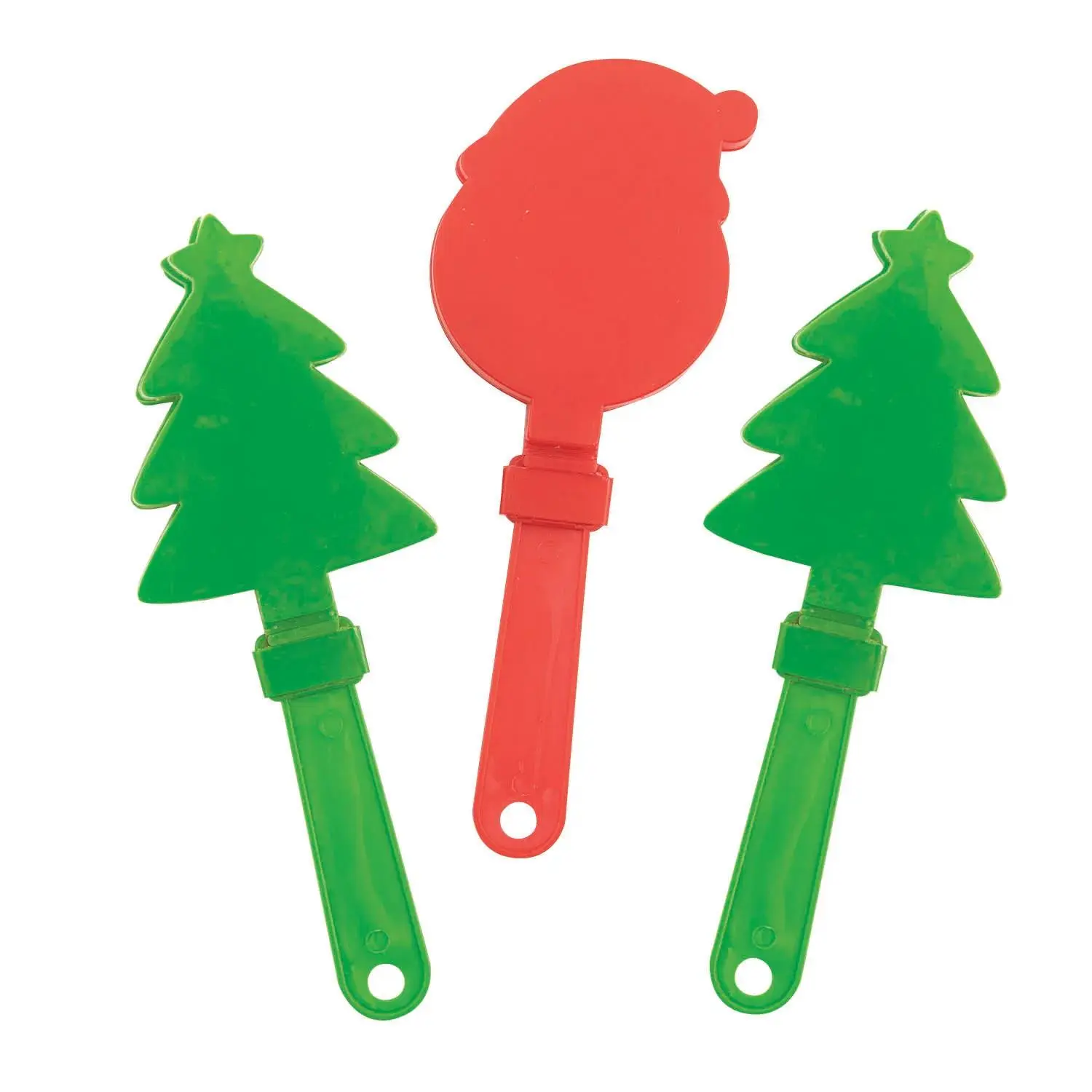 Christmas Hand Clappers - 12 Pc.
