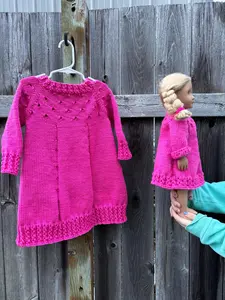 dolly and me rosebud dress