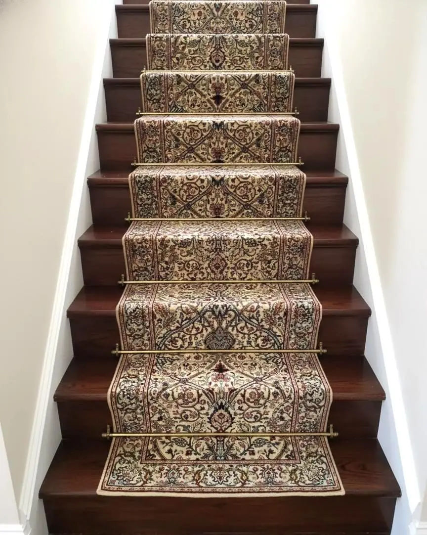 William Morris Hand-Knotted 2.9x11.8 ft Wool Runner Rug–Victorian Floral Arts & Crafts Style – Premium Handmade Runner for hallway, stairs