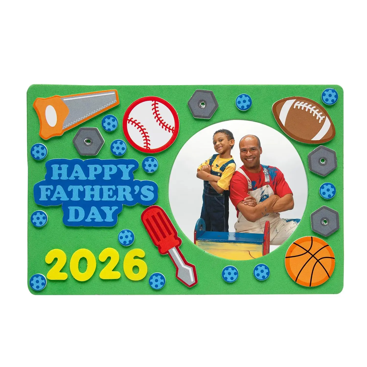 Father’s Day Picture Frame Magnet Craft Kit - Makes 12