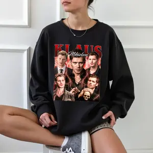 Klaus Vampire Mystic Sweatshirt, Vintage Mystic Falls Shirt, Vampire Shirt, Hooodie, Sweater, Horror Movie Shirt