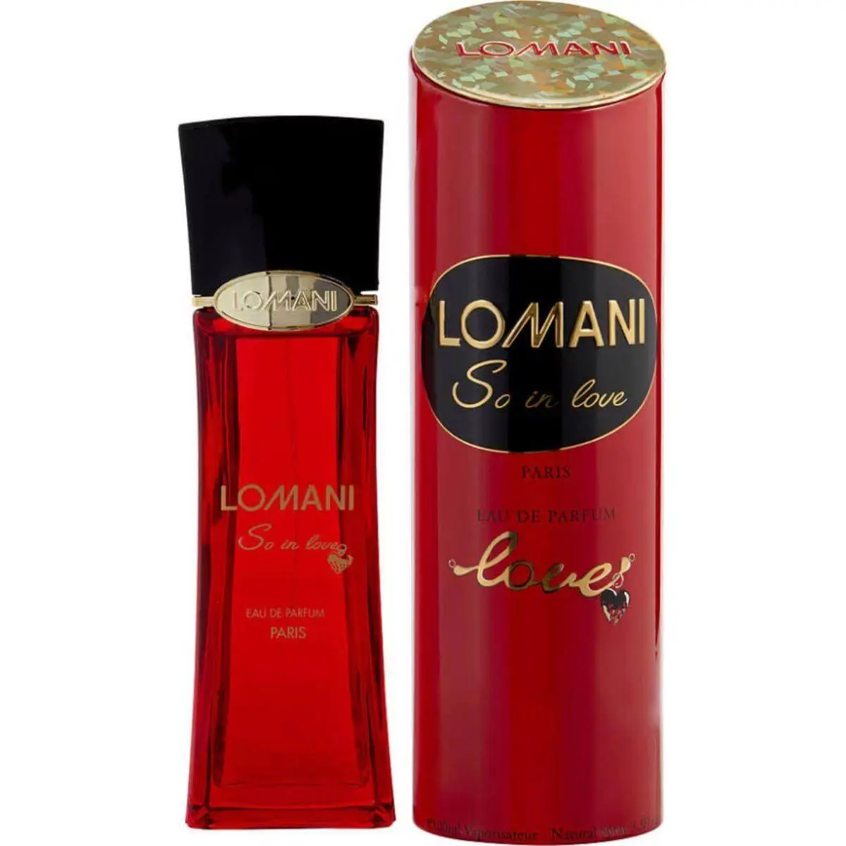 Lomani So in Love Sweet Davana Women's EDP Perfume Fragrance - 3.4oz Full-Size, Confident Feminine Citrus-Infused Fruity Botanical Scent, Davana Base, New in Canister, Citrus-Infused Women's Fragrance, Feminine Women's Fragrance