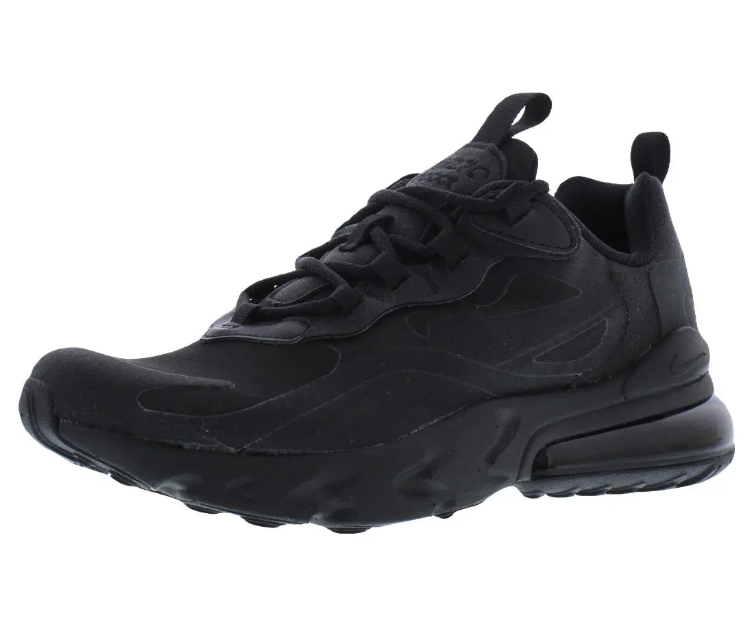 NIKE Air Max 270 React GS Kids/Junior Round Toe Lace-Up Cushioned Sport Sneakers - Multi-Color Athletic Shoes for Boys, Multi-Size Fitness Footwear