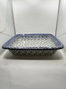 Baker ~ Rectangular w/Rim ~ Lasagna ~ 11.25 x 13.75 inch ~ 3427X ~ T4*